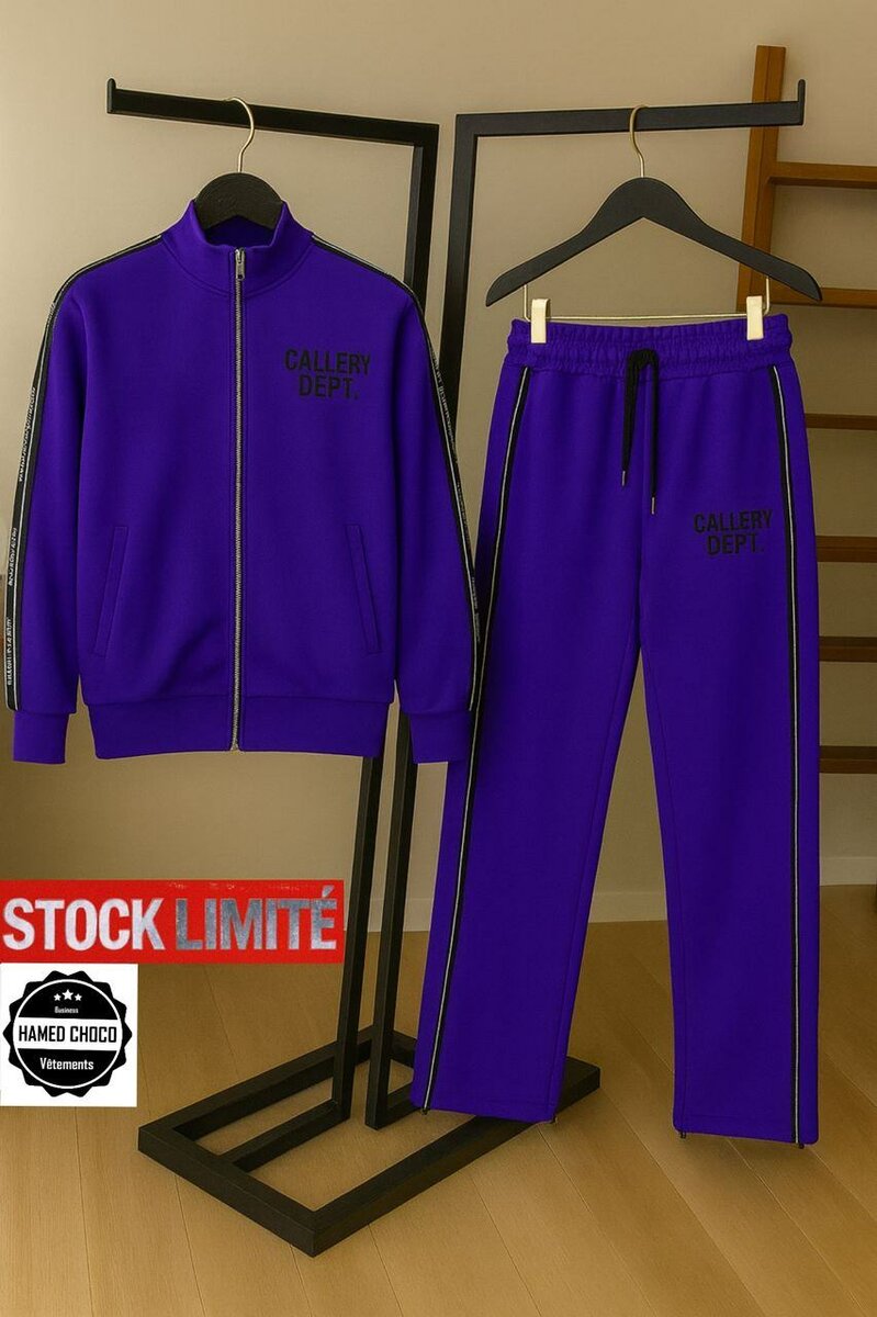 Survêtements colorés unisexes