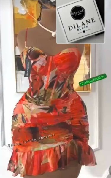 Robe moulante imprimée femme