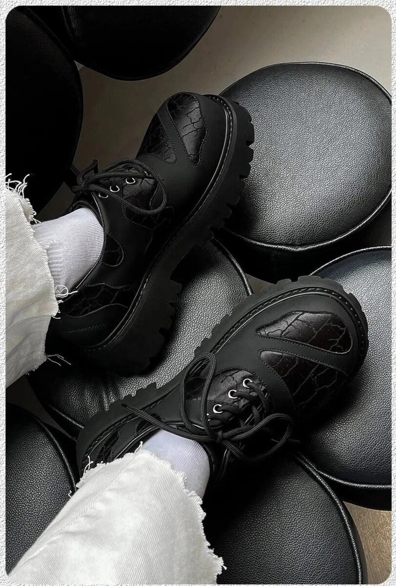 Chaussures Chunky en Cuir pour Hommes