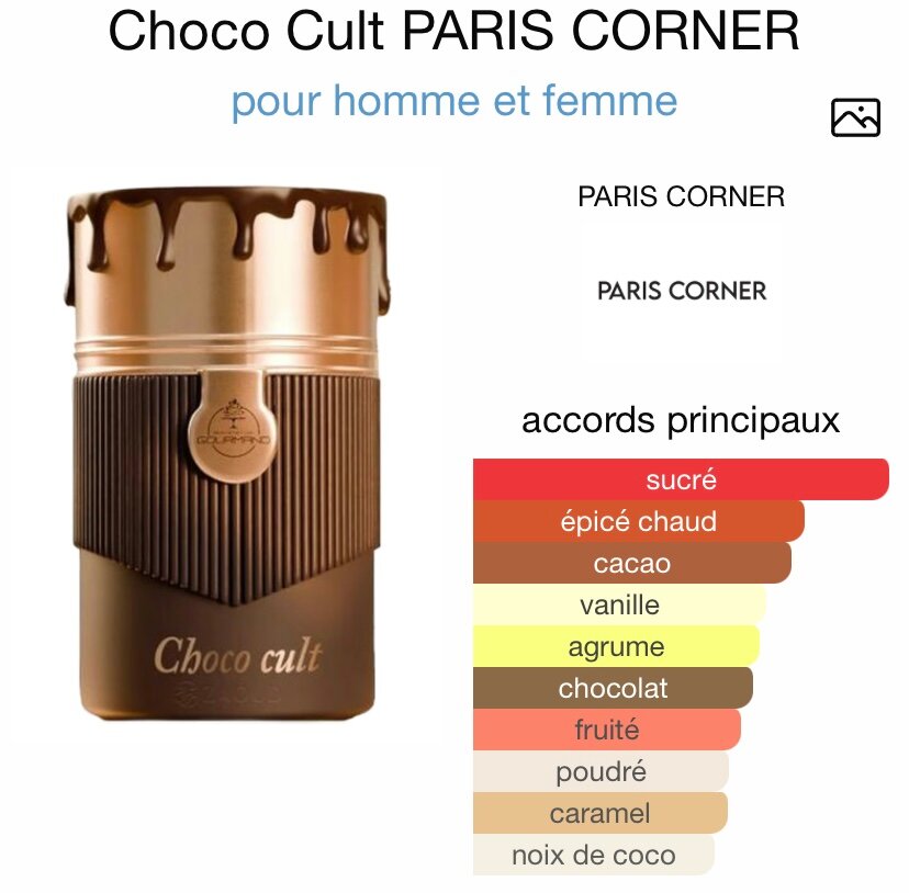 Parfum Choco Cult Unisexe