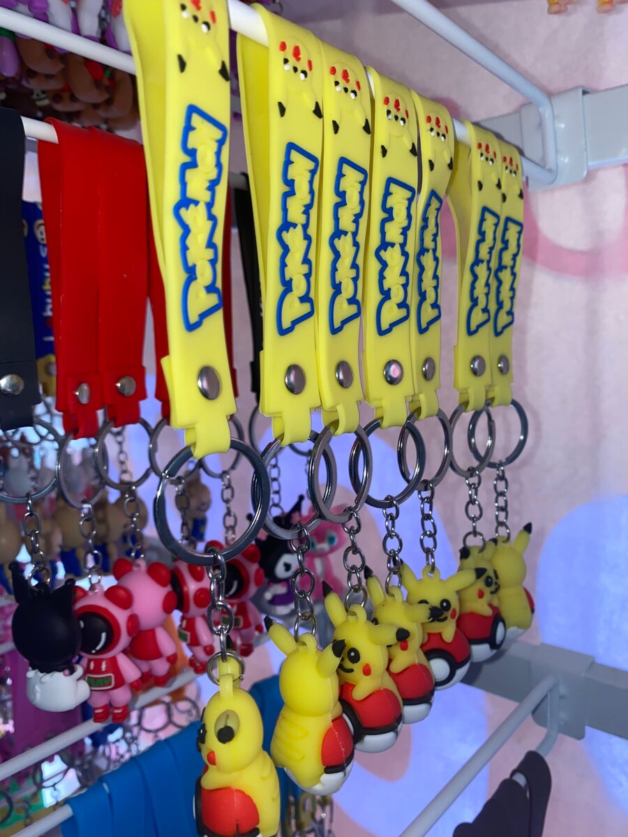 Porte-clés amusants en caoutchouc