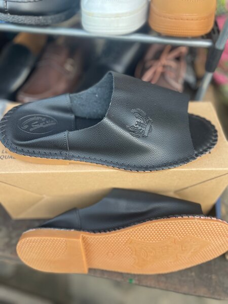 Chaussons en cuir confortables