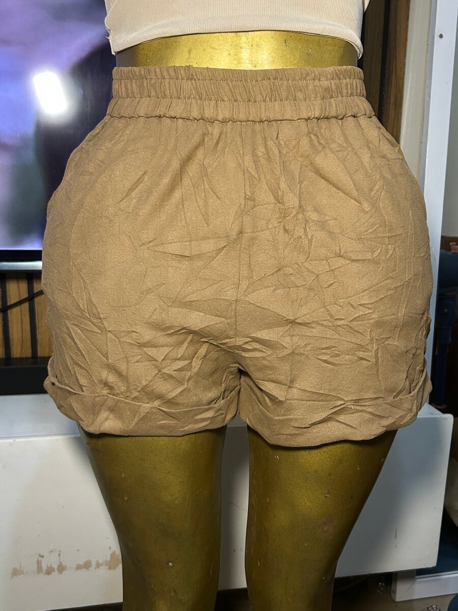 Shorts en lin élégants