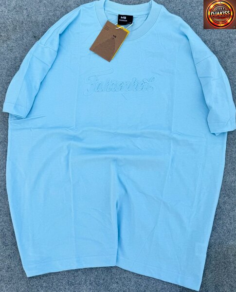 T-shirt bleu décontracté