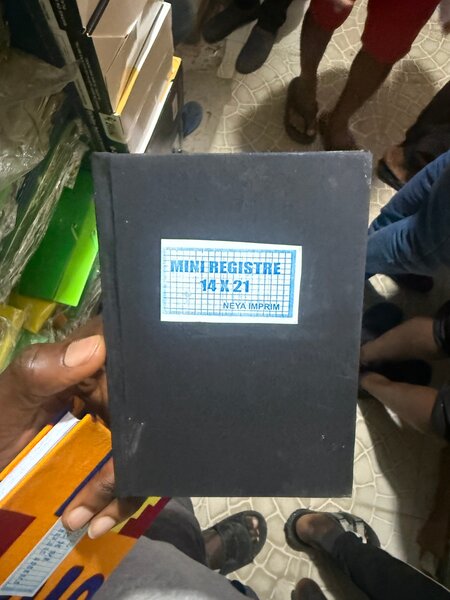 Carnet Mini Registre 14x21