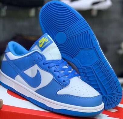 Quality Nike SBs Now blue sneakers