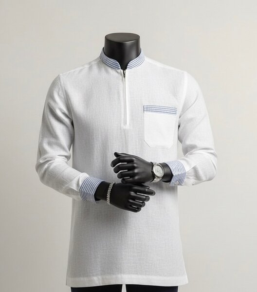 Chemise homme col mandarin