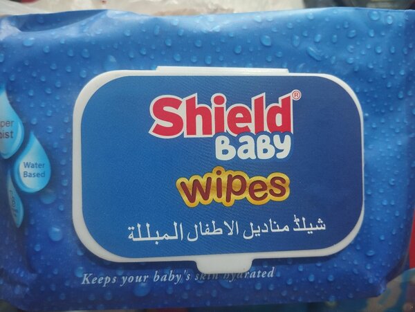 Bundle of 3 Shield baby wipes