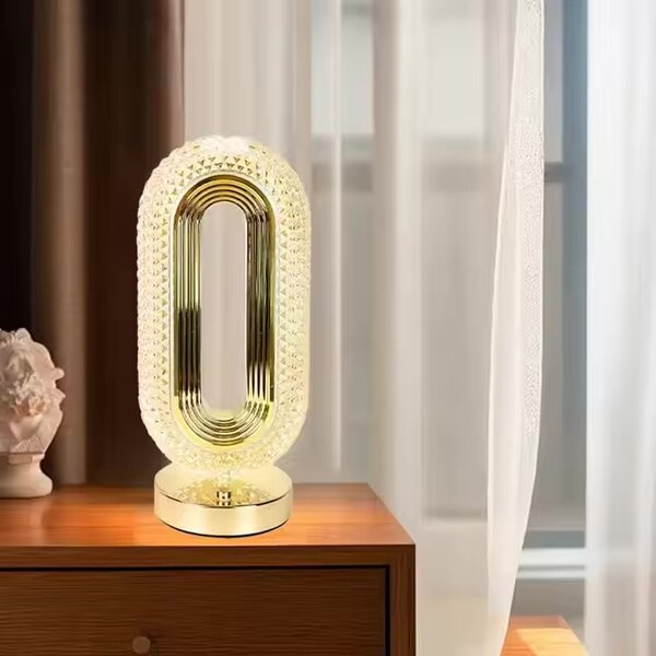 Lampe LED moderne dorée