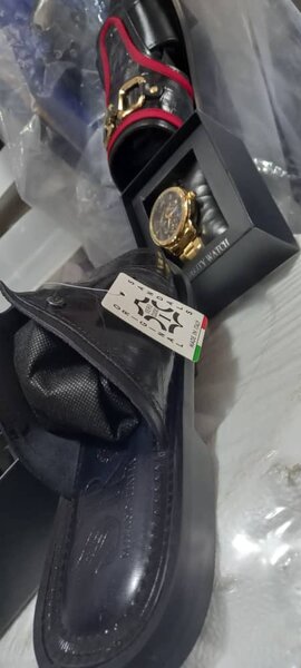 Sandales en cuir homme