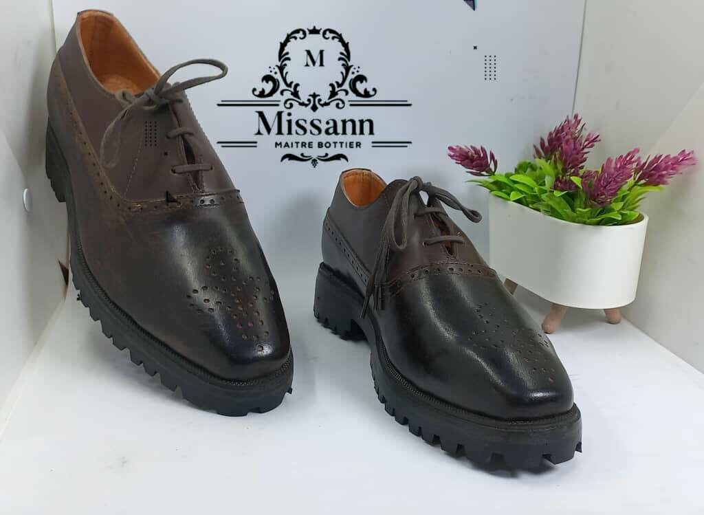 Souliés,Sandales en cuir homme