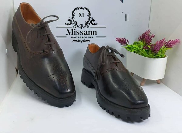 Souliés,Sandales en cuir homme