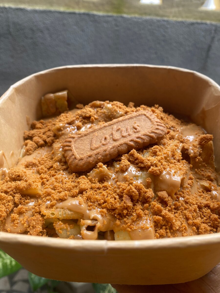 Fettuccine + biscuit Lotus