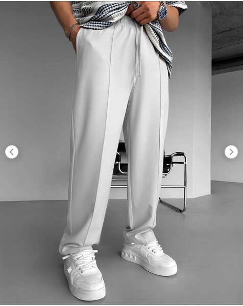 Pantalon blanc décontracté