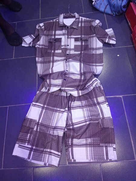 Ensemble chemise et short homme