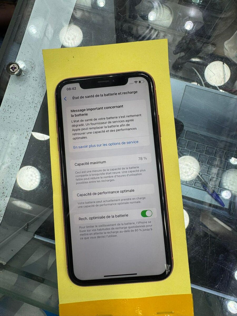 iPhone XR tout passe propre