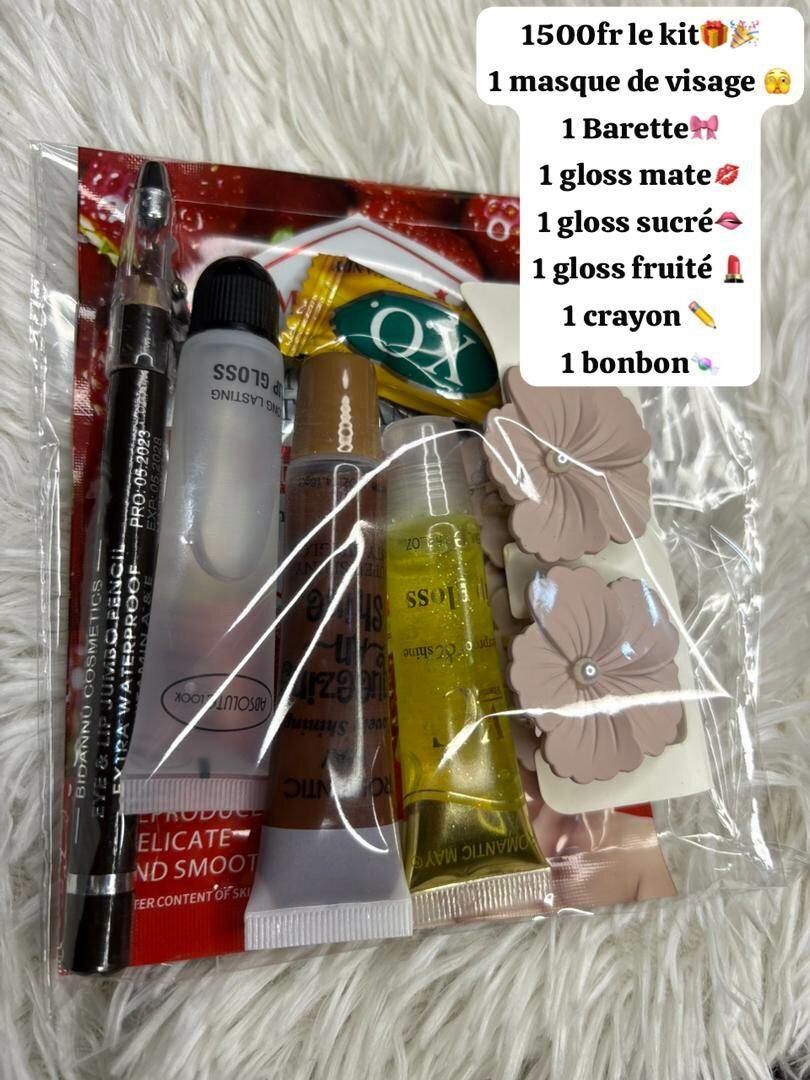 Kit beauté avec masque visage