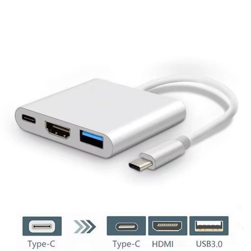 Adaptateur USB-C HDMI 3 en 1