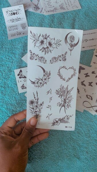 Tatouages Temporaires Fleuris