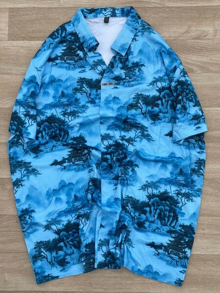Chemise hawaïenne imprimée été