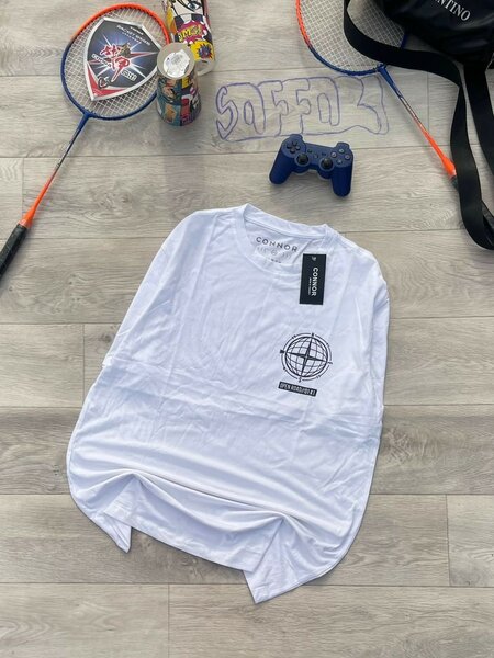 T-shirt blanc décontracté homme