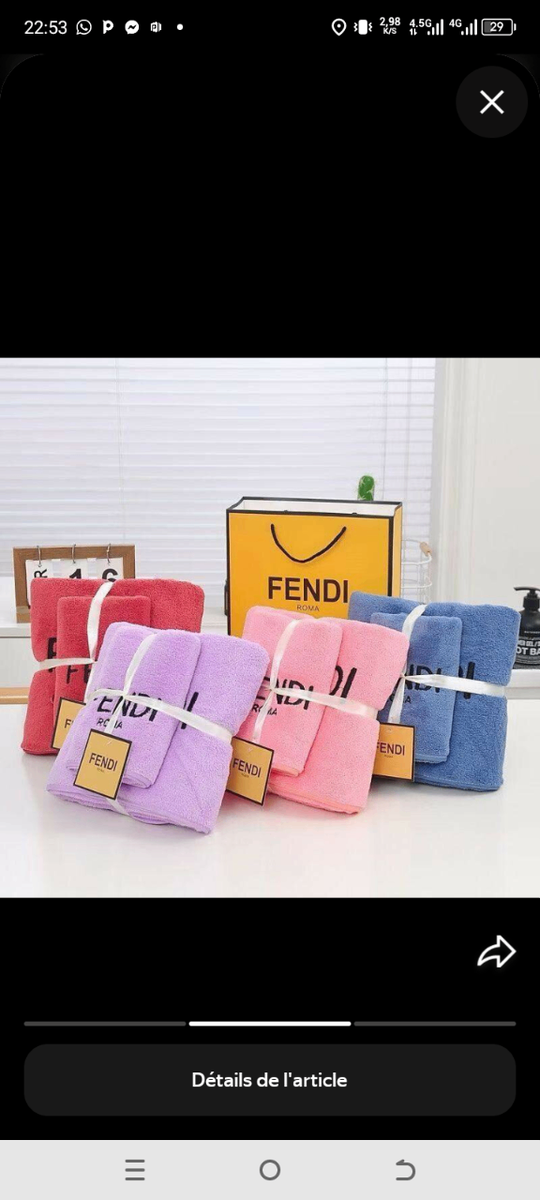 Serviettes en Coton Doux