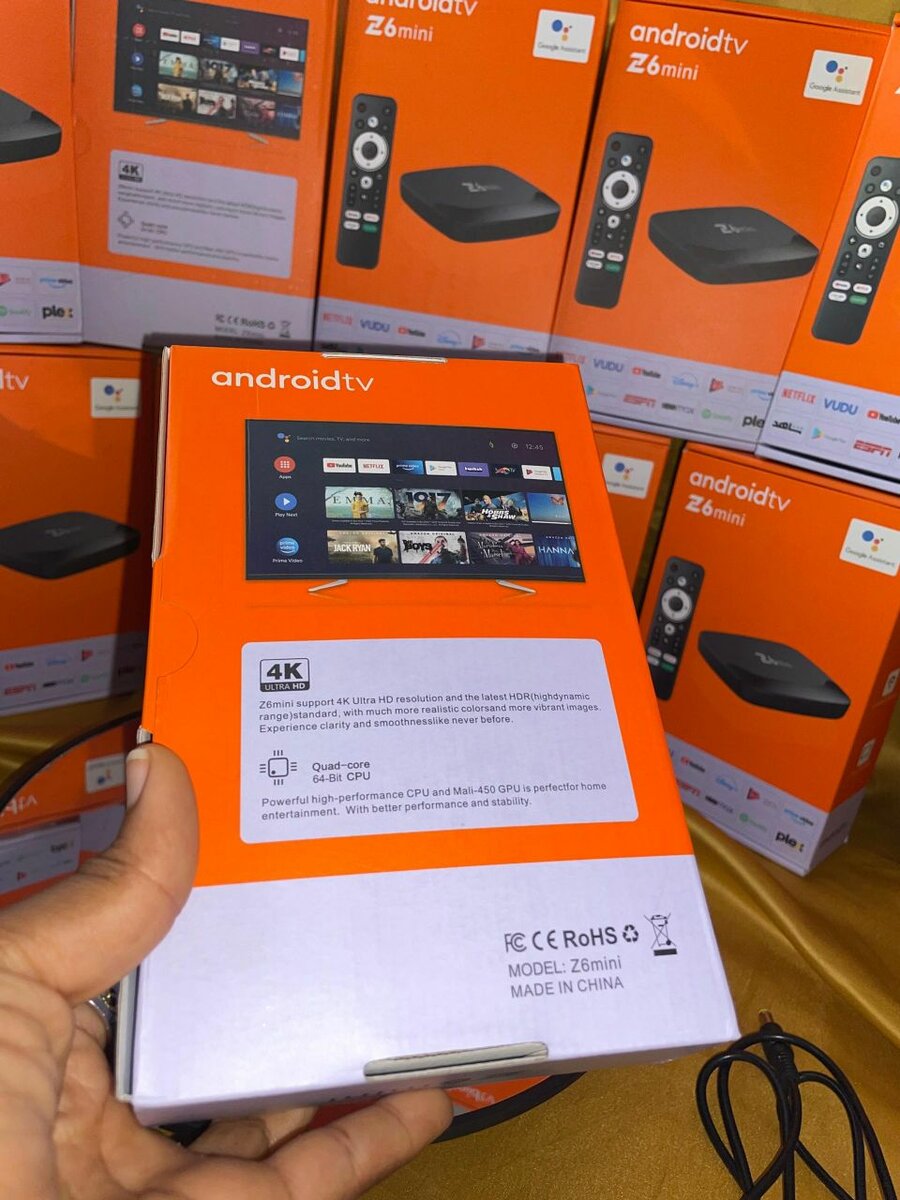 Box Android TV Z6 Mini 4K