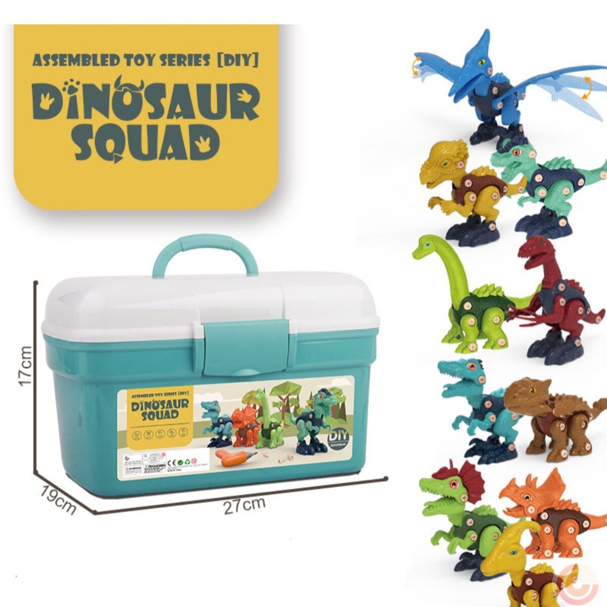 Динозавры с шуруповертам