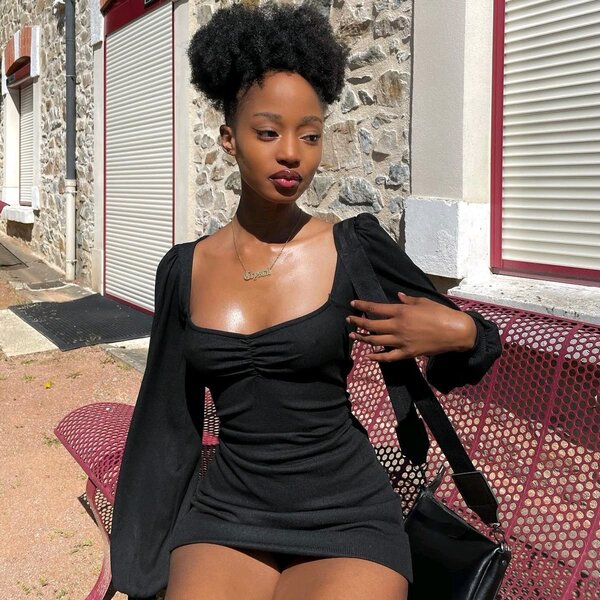 Robe moulante tendance femme