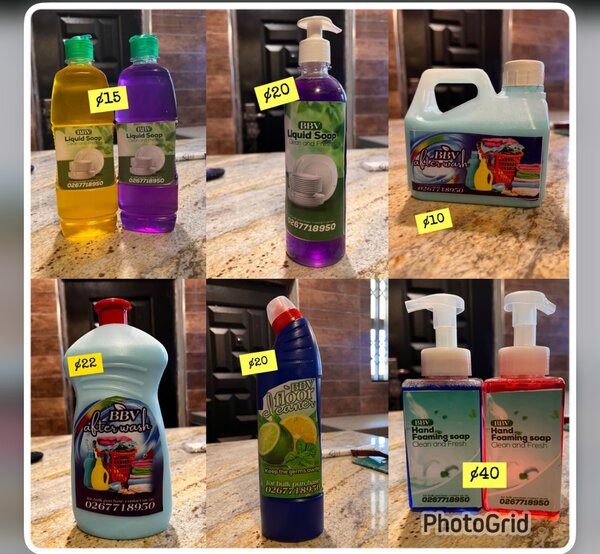 BBV(Softner, floor cleaners, liquid soap)