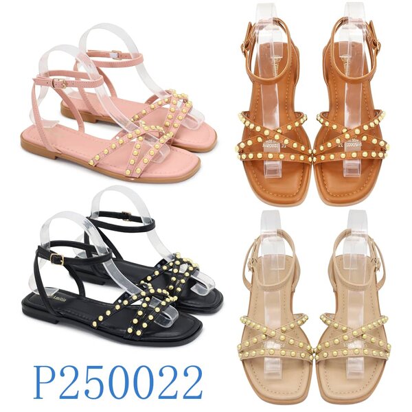 Sandales à talons plats élégantes