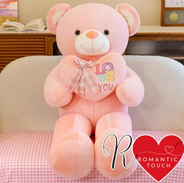 Ours peluche romantique 65 Cm
