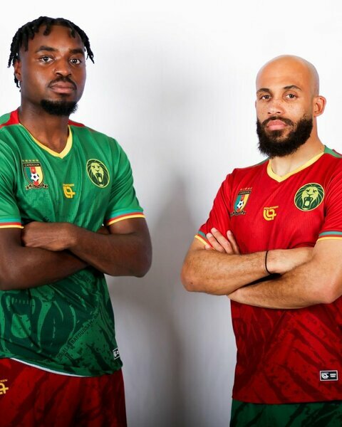 Maillot Cameroun homme multicolore
