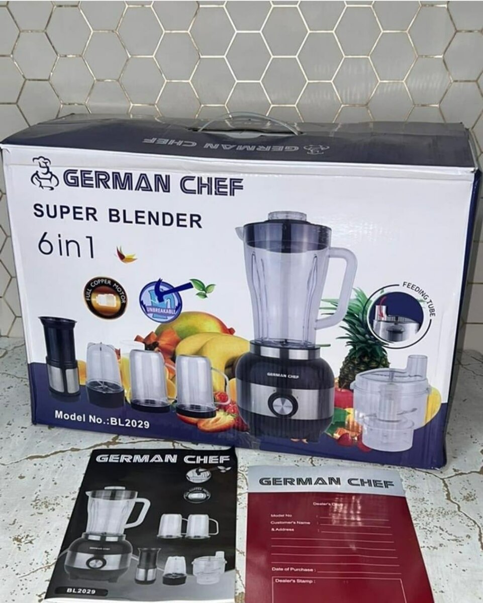 German chef 6in1 blender