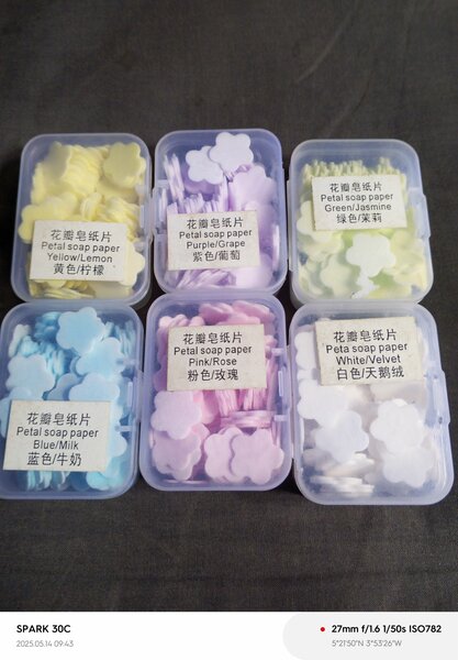 Savons de poche pour les mains