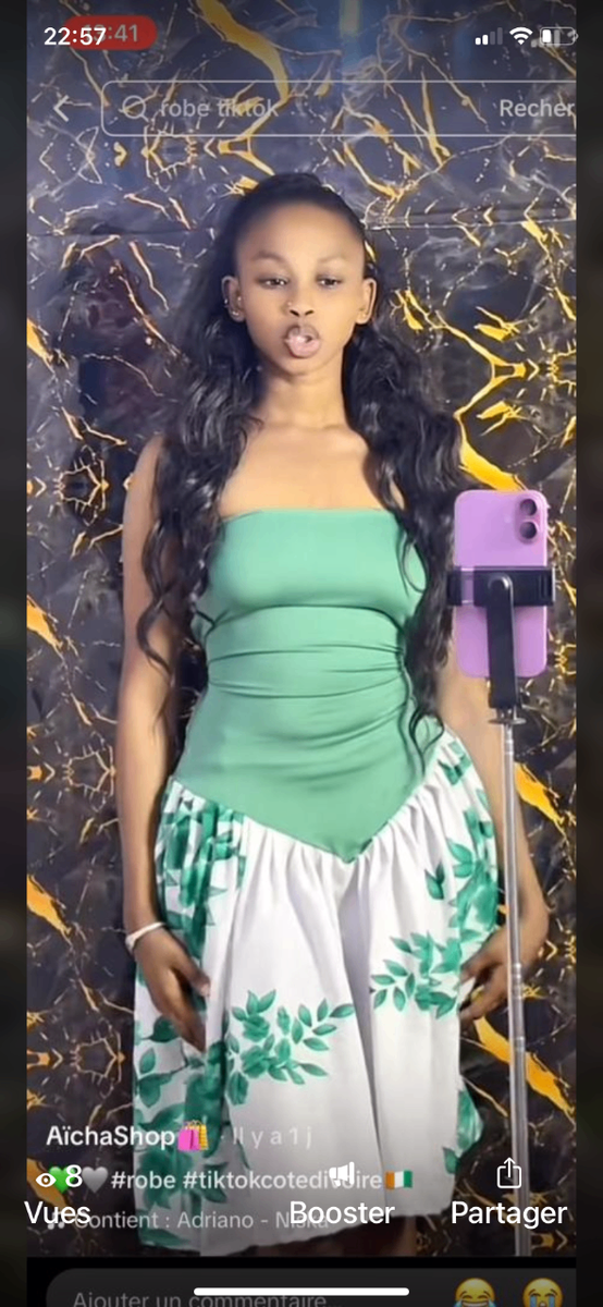 Robe Évasée Colorée Été