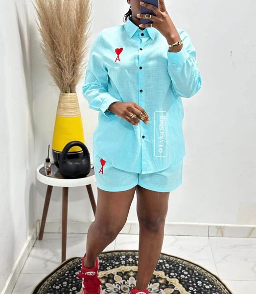 Ensemble Chemise et Short Coloré