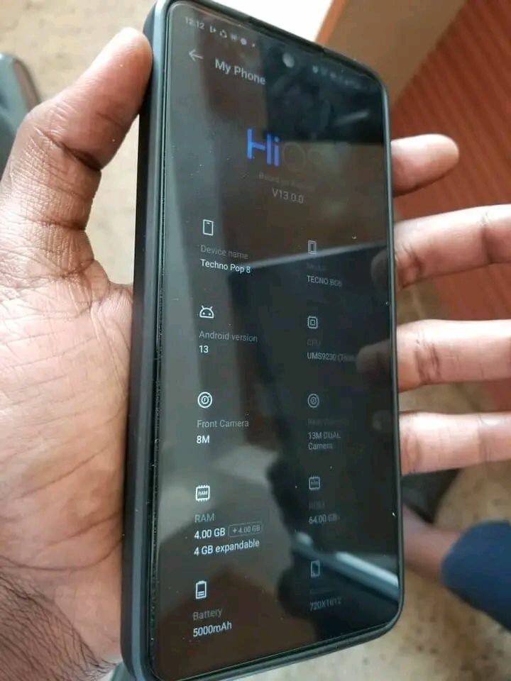 Smartphone Tecno Pop 8 64GB