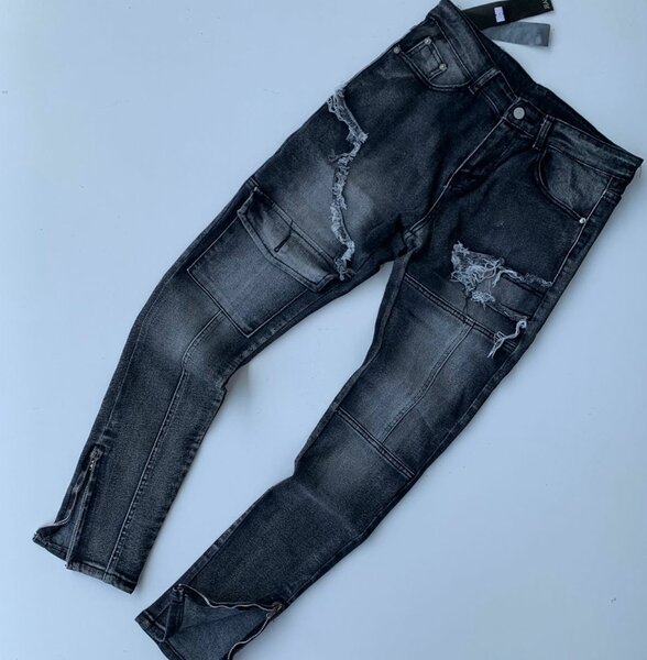 men's jeans black