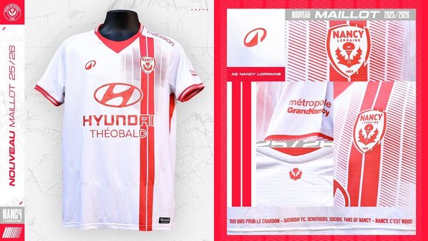 Maillot AS Nancy-Lorraine 2025/2026