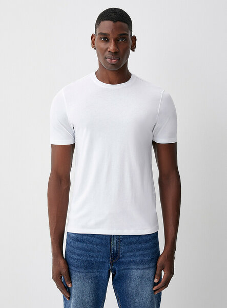 T-shirt blanc pour homme