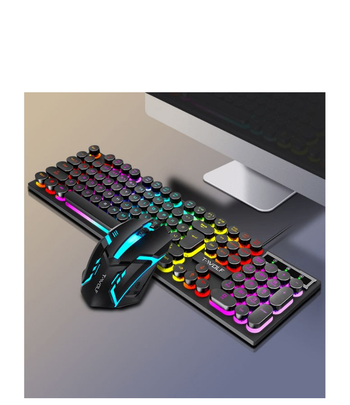 Clavier et souris T-Wolf punk - RGB
