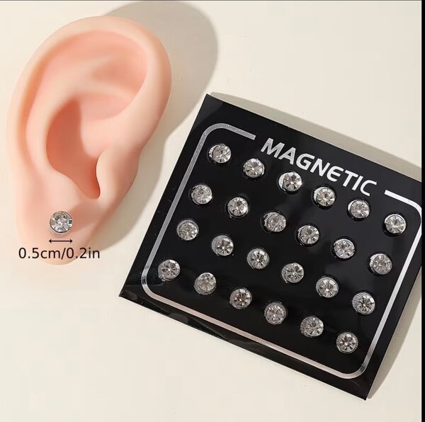 Magnetic Stud Earrings Set