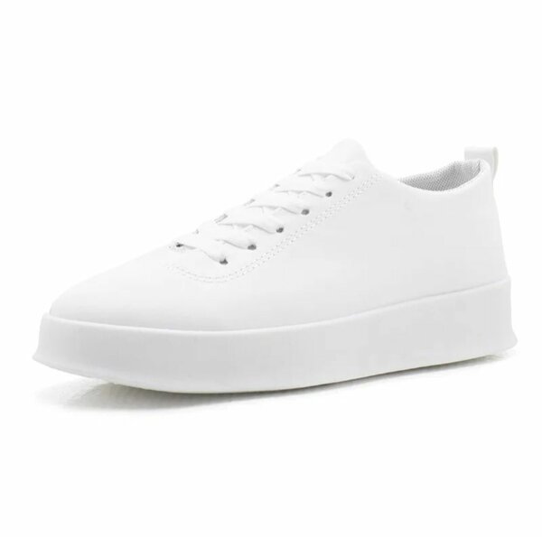 Chaussures blanches en cuir