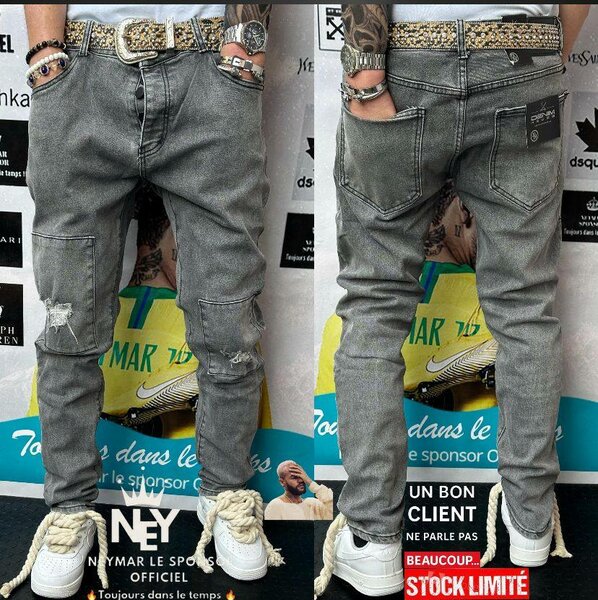 Jean slim décontracté homme