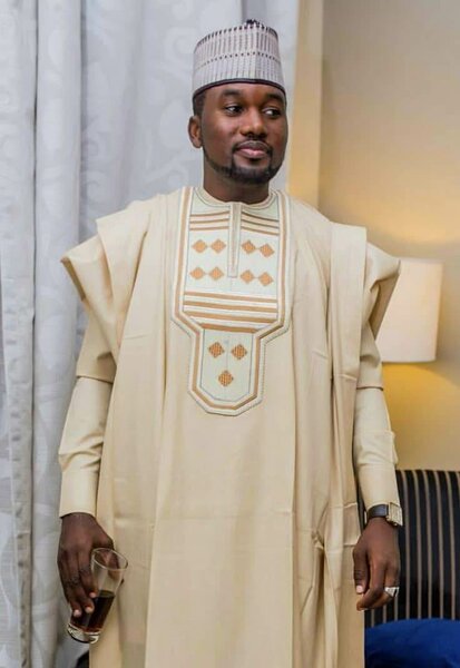 Boubou Africain Élégant Homme