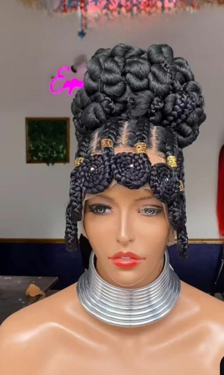 Perruque en tresses africaines