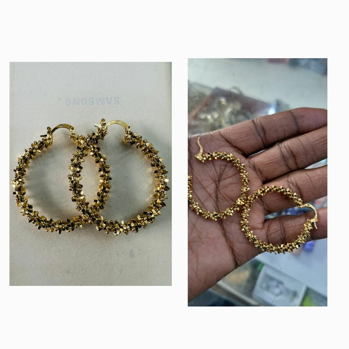 Medium size earrings