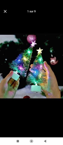 Arbres de Noël LED décoratifs