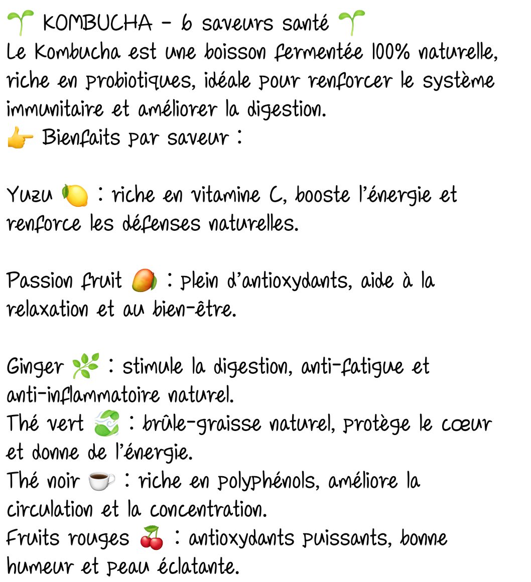 Pack Kombucha Yaya 6 Saveurs